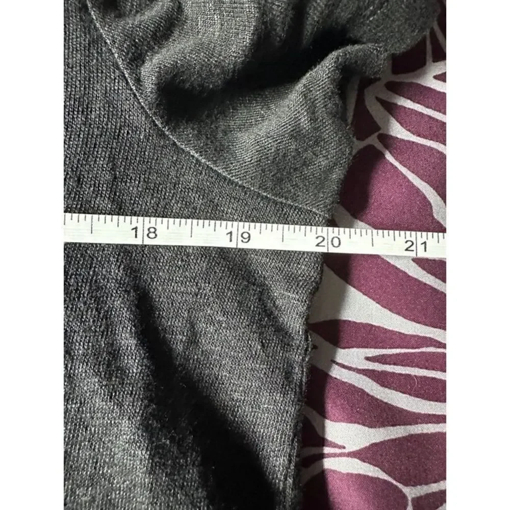Vineyard Vines Black 100% Linen V-Neck Tee Oversized XS